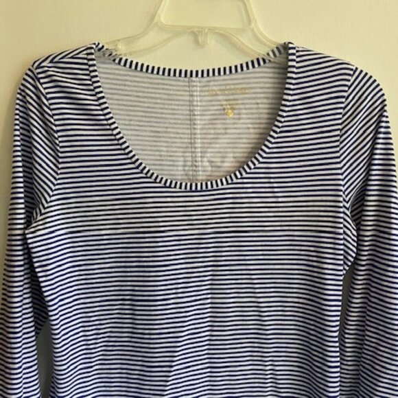 LILLY PULITZER Bomber Blue Exotic Garden Engineered Beacon Dress Size M - Picture 4 of 16